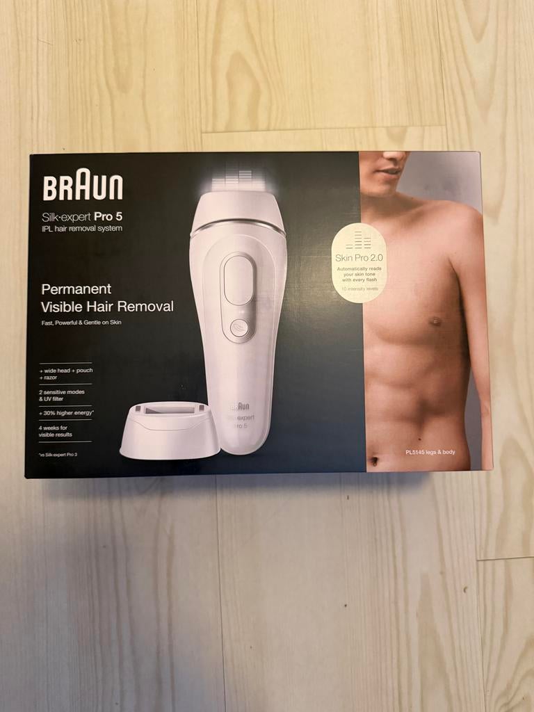 Braun IPL Silkexpert Pro 5 - Zo goed als nieuw, Ophalen of Verzenden, Zo goed als nieuw, Scheren en Epileren