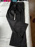 River Island pantalon, zwart met paarse glitterstreep, 38 NL, Kleding | Dames, Lang, Maat 38/40 (M), Ophalen of Verzenden, Zo goed als nieuw
