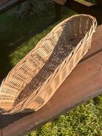 Ovale rieten mand, Huis en Inrichting, Gebruikt, Mand, Ophalen of Verzenden, Riet