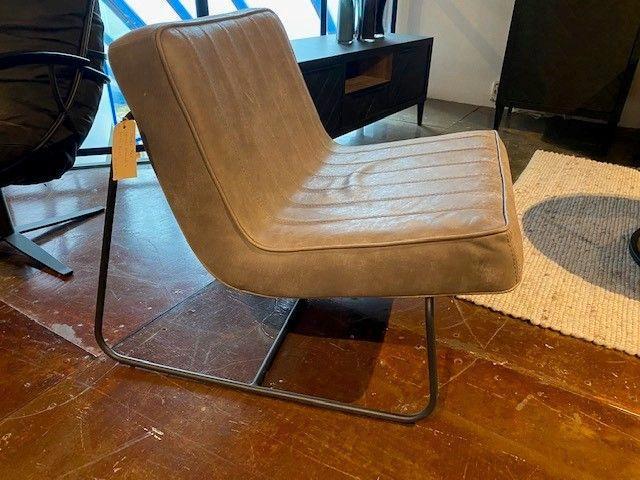 Rex fauteuil Het Anker Africa leder Mouse Grey nu €399,-, Huis en Inrichting, Fauteuils, Nieuw, Leer, 75 tot 100 cm, 75 tot 100 cm