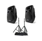 SkyTec SP1500A ABS Actieve PA Luidspreker Box 15" 800W, Overige typen, Zo goed als nieuw, 120 watt of meer, Ophalen