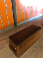 Gym bok met leren bekleding, Ophalen, Gebruikt, Fitnessbank