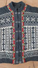 Vintage Noors wollen vest Evebofoss, maat 52/L, Maat 42/44 (L), Ophalen of Verzenden, Zo goed als nieuw, Grijs