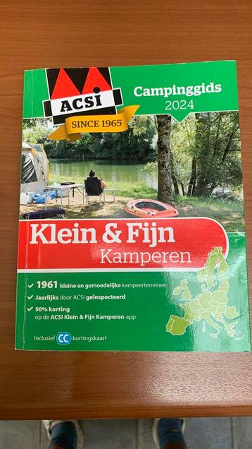 Campinggids 2024. Klein en fijn beschikbaar voor biedingen