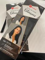 Kruidvat Clip-in Hair Extensions - Zwart 50cm, Ophalen of Verzenden, Nieuw
