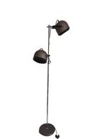 Schitterende vintage Herda design dubbele vloerlamp, Huis en Inrichting, Lampen | Vloerlampen, 150 tot 200 cm, Gebruikt, Metaal
