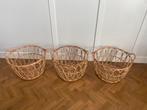 Ikea SNIDAD Basket Rotan - 3 stuks, Huis en Inrichting, Woonaccessoires | Schalen en Manden, Ophalen, Zo goed als nieuw, Rond
