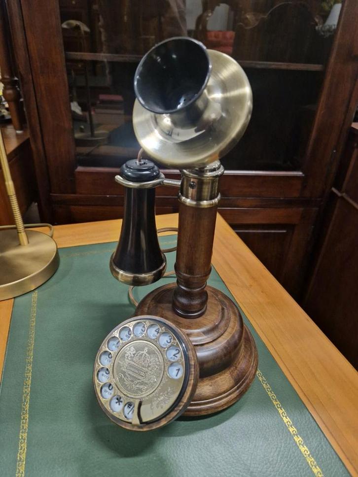 Oude telefoon puntgaaf, Huis en Inrichting, Woonaccessoires | Overige, Nieuw, Ophalen of Verzenden