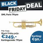 SML Paris TP500 Sib Trompet, Ophalen of Verzenden, Nieuw, Bes-trompet