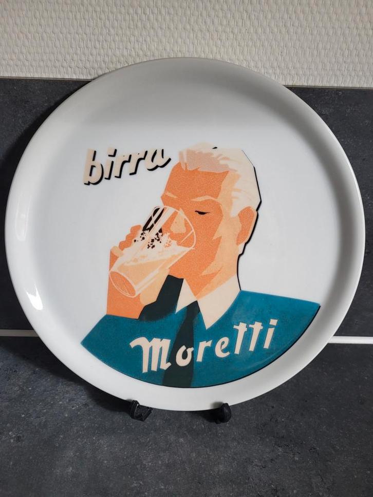 Laatste 6 unieke Borden van Birra Moretti Nieuw, Diversen, Rommelmarktspullen, Nieuw, Ophalen of Verzenden