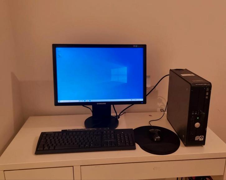 Dell Optiplex 780 Complete Desktop, Computers en Software, Desktop Pc's, Gebruikt, 2 tot 3 Ghz, HDD, 4 GB, Met monitor, Ophalen