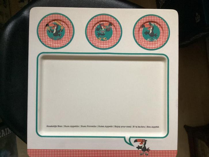 Kinderbord van Van Der Valk hotels., Huis en Inrichting, Keuken | Servies, Nieuw, Bord(en), Overige stijlen, Ophalen of Verzenden