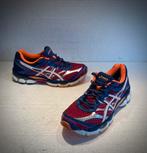 Asics Gel Cumulus hardloopschoenen running blauw oranje 40, Ophalen of Verzenden, Zo goed als nieuw, Hardloopschoenen, Asics