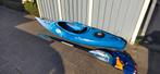 Blauwe Azul Odyssey Kajak met Peddel en Spatzeil, Watersport en Boten, Kano's, Ophalen, Gebruikt, Eén persoon, Met peddels