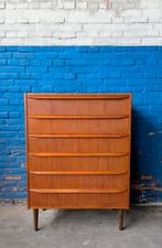 Vintage Deense ladenkast teak 1960s, Ophalen, Gebruikt, 5 laden of meer, Midcentury vintage retro teak Deens design