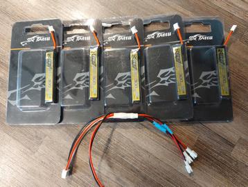 Tattu 1S 300mAh lipo 5 stuks beschikbaar voor biedingen