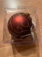 Grote rode kerstbal van ongeveer 15 cm, Diversen, Kerst, Ophalen, Gebruikt
