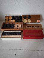 Damstenen dammen spel damspel, Antiek en Kunst, Ophalen of Verzenden