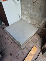 9 keramische tegels wit licht grijs 60x60x2, Ophalen, Zo goed als nieuw, Keramiek, Wandtegels