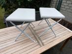 Kleine kampeertafeltjes, twee stuks, Ophalen, Zo goed als nieuw, Campingtafel