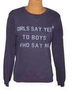 ZOE KARSSEN sweater, trui Girls Say Yes, blauw/grijs, Mt. XS, Maat 34 (XS) of kleiner, Blauw, Zoe Karssen, Zo goed als nieuw