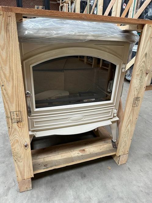 HOUTKACHEL DOVRE 760WD E8 CREME EMAILLE, Huis en Inrichting, Kachels, Nieuw, Vrijstaand, Houtkachel, Hout, Ophalen