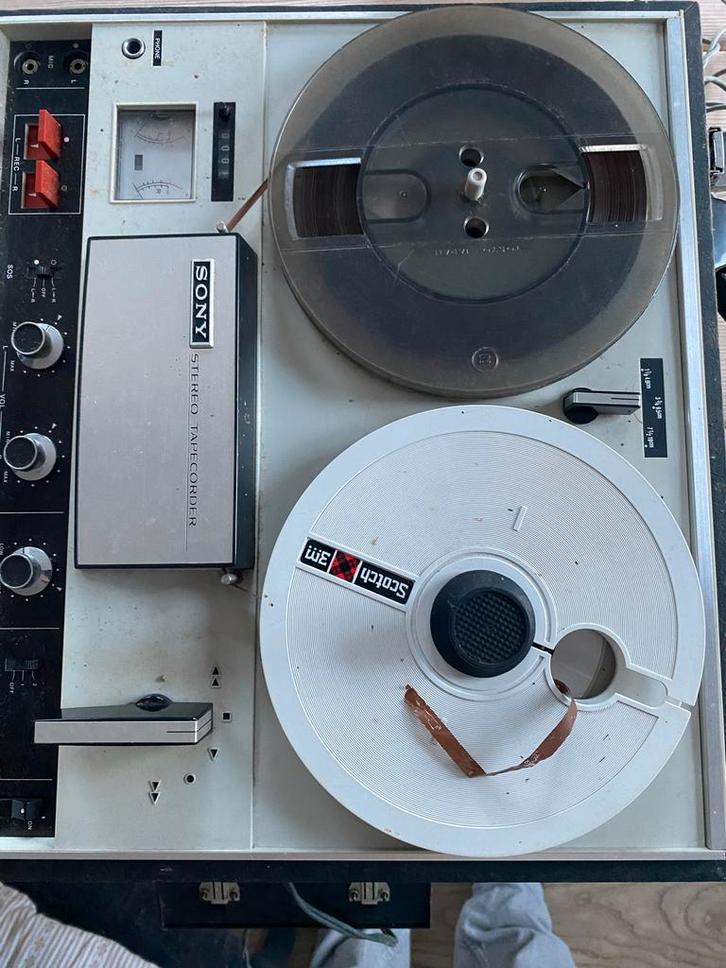 Vintage Sony Bandrecorder - Klassieker!, Audio, Tv en Foto, Bandrecorders, Bandrecorder, Met banden, Ophalen