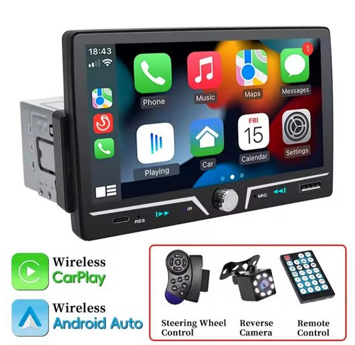 Autoradio met CarPlay en Android Auto, Auto diversen, Autoradio's, Nieuw, Ophalen