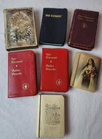 GEZOCHT: kleine religieuze boekjes (max 8cm hoog), Antiek en Kunst, Ophalen