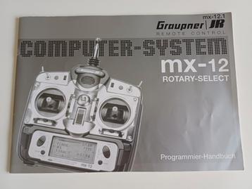 Originele boekje graupner mx-12 afstandsbediening  beschikbaar voor biedingen