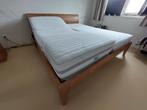 tweepersoons bed met verstelbare lattenbodems en matrassen, Ophalen, Verstelbaar, Overige kleuren, Tweepersoons