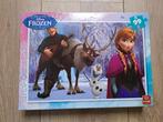 Puzzel Frozen 99 stukjes zgan, Ophalen of Verzenden, Meer dan 50 stukjes, Zo goed als nieuw, 6 jaar of ouder