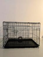 Ferplast hondenbench zwart metaal maat M, Dieren en Toebehoren, Hondenbenches, Ophalen, Gebruikt