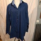 Blauw overhemd John Cabot - Maat 46/48 (XL) of groter, Ophalen of Verzenden, Gedragen, Blauw