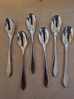6 x verzilverd Gero Zilmeta puntfilet 718 thee/koffie lepel, Antiek en Kunst, Antiek | Bestek, Ophalen of Verzenden