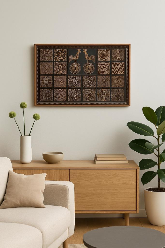 Decoratief wandpaneel met reliëf, Huis en Inrichting, Woonaccessoires | Wanddecoraties, Ophalen of Verzenden