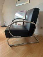Dutch Originals - W.H. Gispen - 407 Fauteuil, Huis en Inrichting, Fauteuils, Ophalen, Zo goed als nieuw, 50 tot 75 cm, Leer