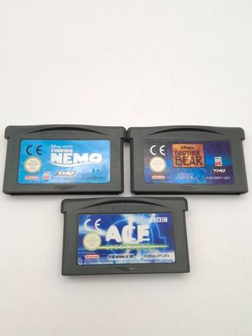 ace lightning - brother bear - fining nemo gameboy advance beschikbaar voor biedingen