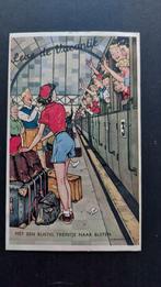 H.Rotgans, Leve de Vacantie,met een rustig treintje naar bui, Verzamelen, Ansichtkaarten | Themakaarten, Verzenden, 1940 tot 1960