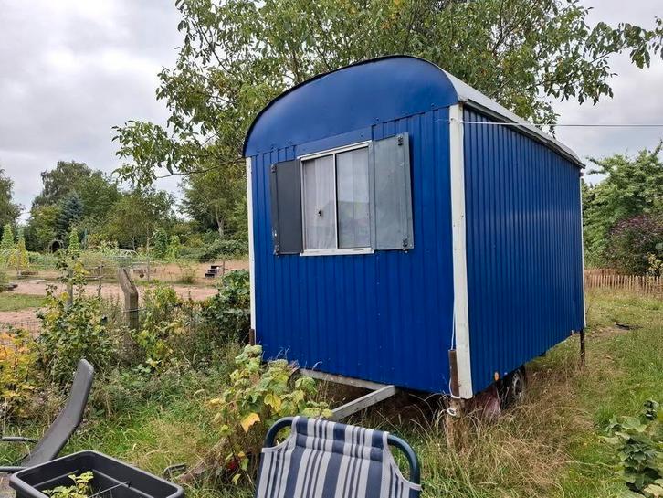 schaftkeet gastenverblijf pipowagen woonruimte B&B camping, Doe-het-zelf en Verbouw, Bouwketen en Schaftketen, Ophalen of Verzenden