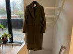 H&M Premium wollen jas mosgroen mt XS valt als S, Kleding | Dames, Jassen | Winter, H&M, Verzenden, Zo goed als nieuw, Maat 36 (S)