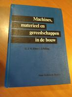 Machines materieel en gereedschappen in de bouw. Elbers, G, Boeken, Techniek, Bouwkunde, Ophalen of Verzenden, Zo goed als nieuw