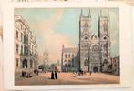 Lithografie T.S. Boys - Westminster Abbey, Hospital, Antiek en Kunst, Kunst | Litho's en Zeefdrukken, Ophalen of Verzenden