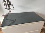 Ikea Malm glasplaat 80x48cm grijs, Huis en Inrichting, Ophalen, Gebruikt