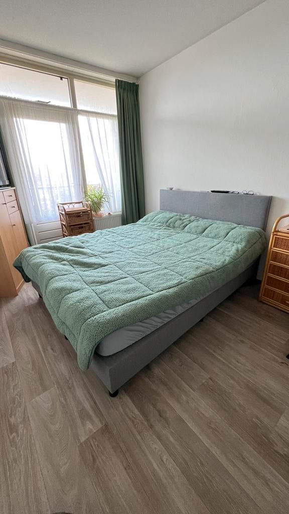 Boxspring te koop, Antiek en Kunst, Antiek | Meubels | Bedden, Ophalen