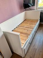 Ikea hemnes uitschuifbed, Ophalen, Gebruikt, Wit, Tweepersoons