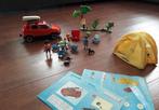 Playmobil vakantieset: vliegtuig, auto en camping samen, Ophalen, Zo goed als nieuw