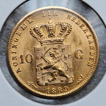 Gouden tientje 1889 beschikbaar voor biedingen