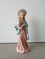 Maria met kind 25cm porcelein biscuit, Antiek en Kunst, Antiek | Religie, Ophalen of Verzenden
