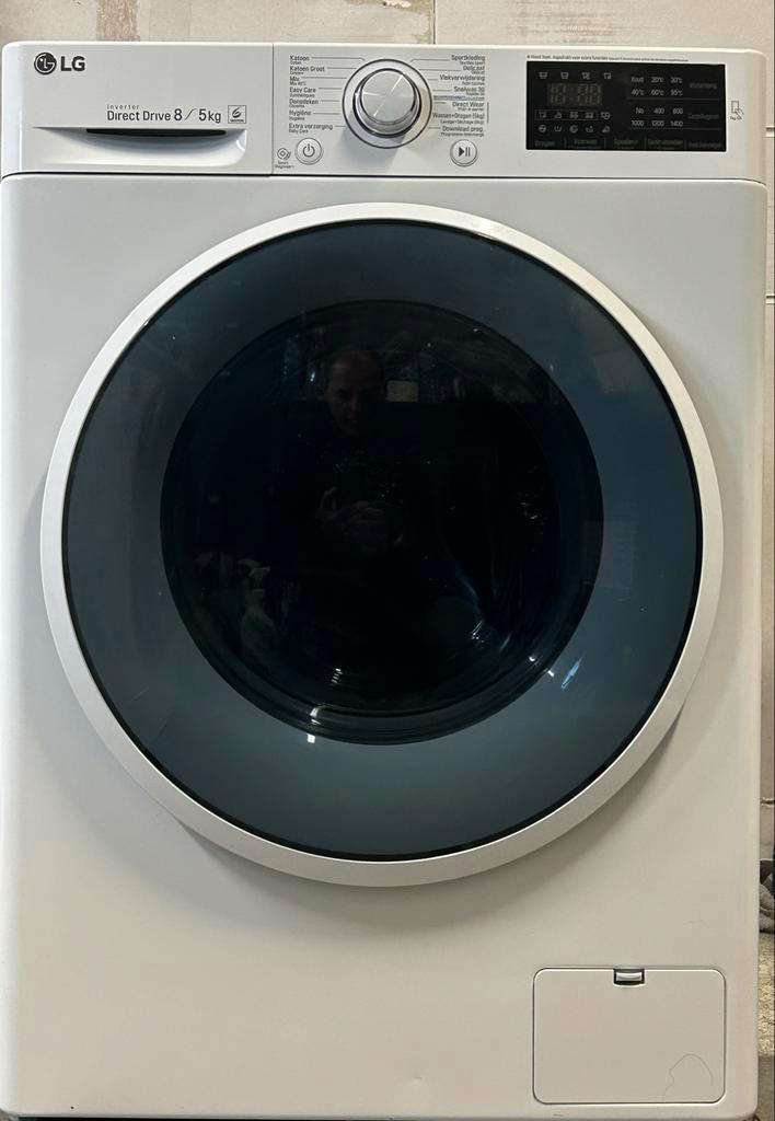 LG Wasmachine 8/5kg Direct Drive A+++, Witgoed en Apparatuur, Wasmachines, Gebruikt, Voorlader, 6 tot 8 kg, 85 tot 90 cm, 1200 tot 1600 toeren